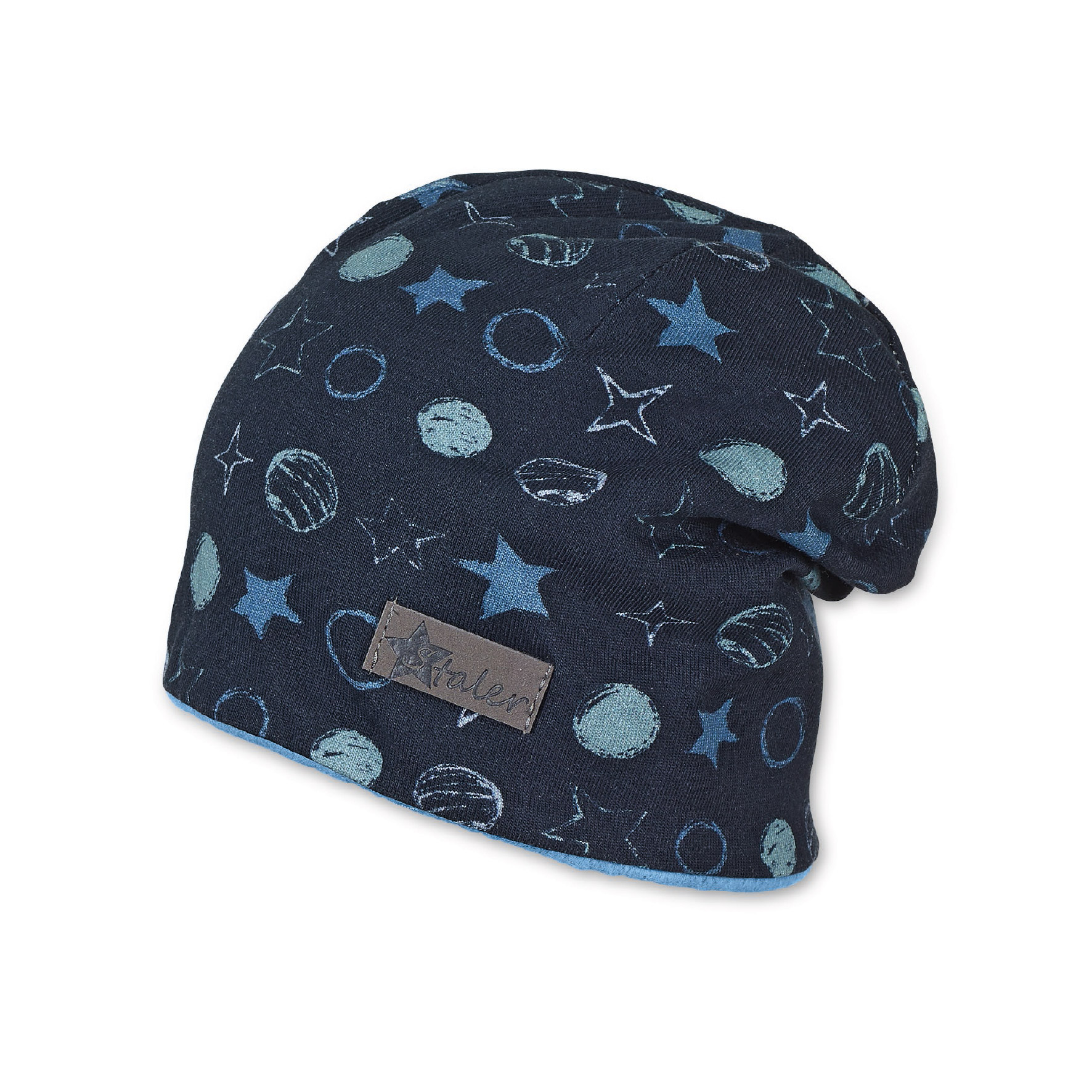 Bonnet Bebe Garcon Doublure Polaire Imprime Etoiles De Sterntaler Bonnets Garcon Aubert