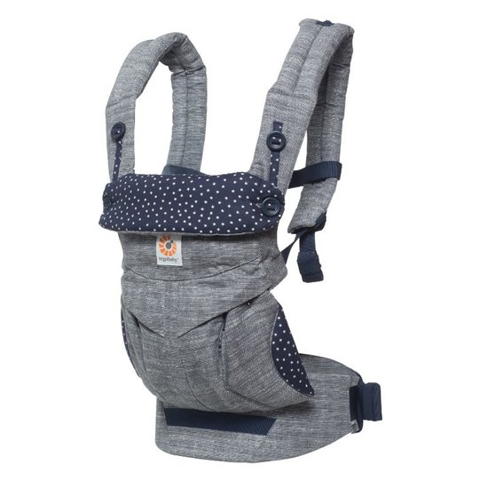 Porte bébé 360 4 positions Gris Bleu Nuit  de Ergobaby