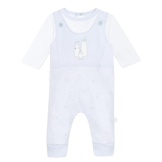 Ensemble salopette Absorba Bleu