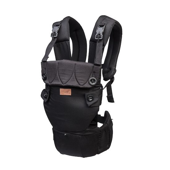 Porte Bebe Najell Noir De Beaba Porte Bebe Ventral Aubert