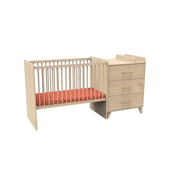 Arty Lit Combiné Évolutif Suave / Hêtre 60 x 120 cm de Sauthon Baby's Sweet Home