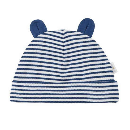 Bonnet rayure marin zèbre