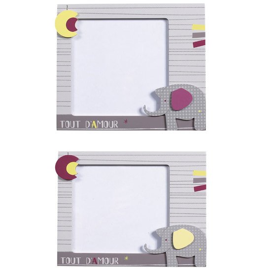 India set de 2 cadres photo