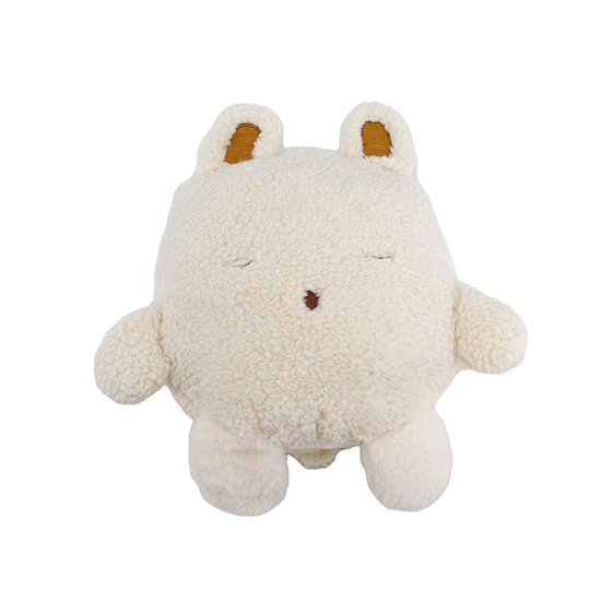 Boubou Peluche reversible Beige  de Domiva