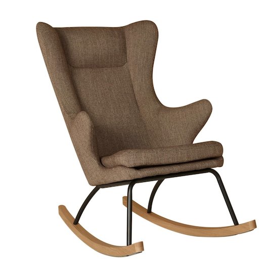 Fauteuil à bascule Adulte de Luxe Latte  de Quax