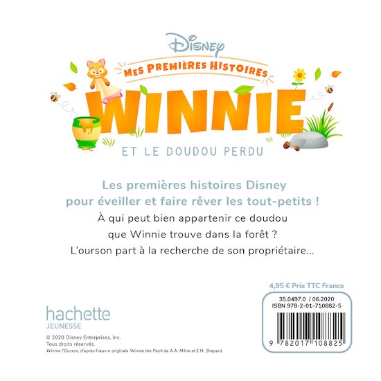 Mes Premières Histoires - Winnie et le doudou perdu   de Hachette Jeunesse Disney