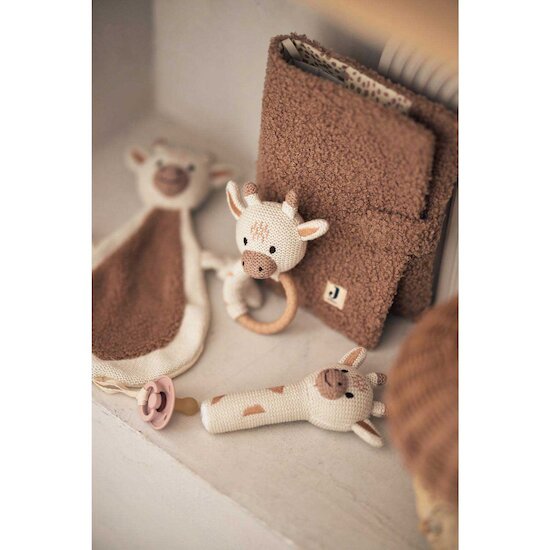 Protège Carnet de santé Boucle Biscuit  de Jollein Protège Carnet de santé Boucle Biscuit  de Jollein