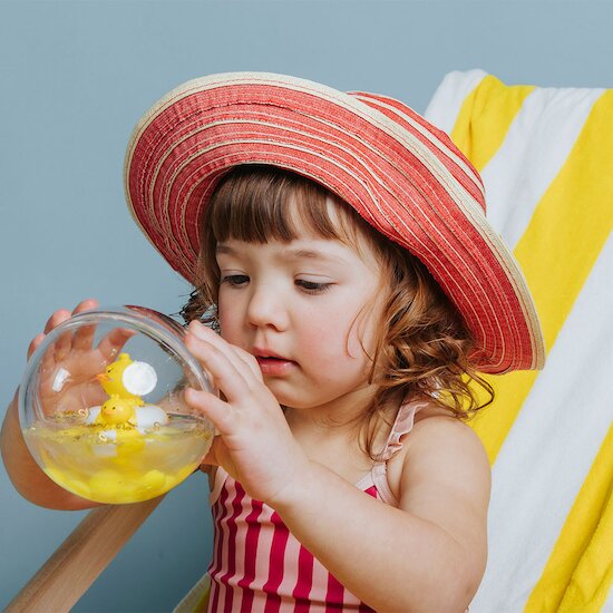 Balle flottante happy bubbles Duckies  de Petit Boum