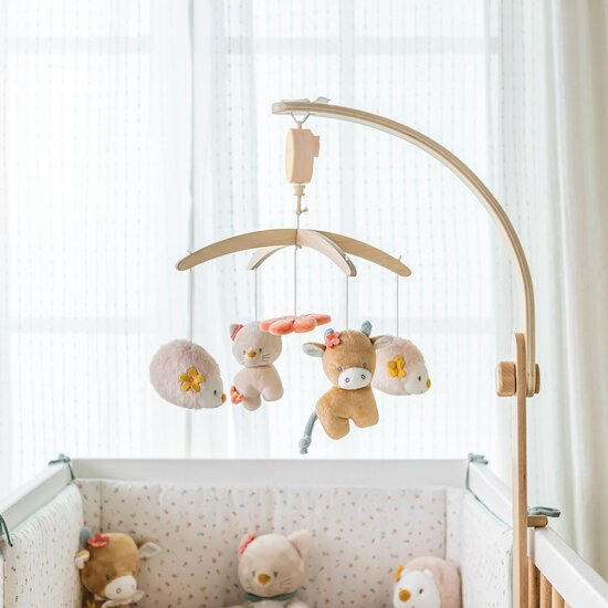 Mila, Zoé & Lana Mobile avec Bois   de Nattou Mila, Zoé & Lana Mobile avec Bois   de Nattou