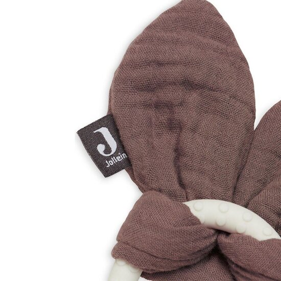 Anneau de Dentition en silicone Bunny Ears Chestnut  de Jollein