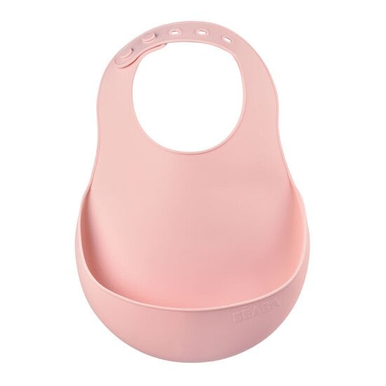 Bavoir silicone Old Pink  de Béaba