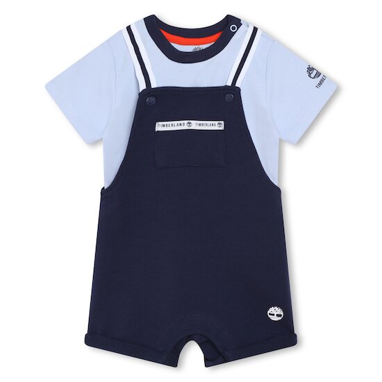 Ensemble t-shirt et salopette Indigo Blue  de Timberland