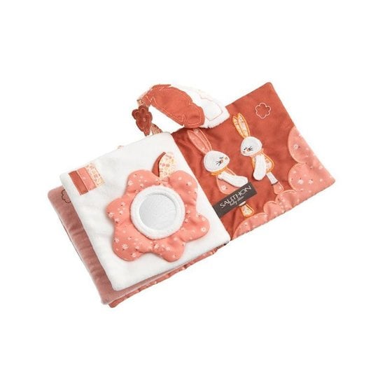 Esmée Livre d'éveil Rose  de Sauthon Baby Déco Esmée Livre d'éveil Rose  de Sauthon Baby Déco