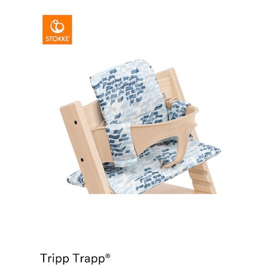 Coussin de chaise Tripp Trapp® Waves Blue  de Stokke®