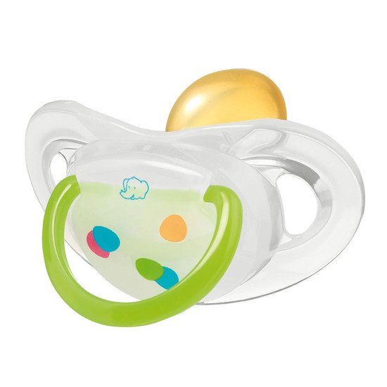 2x sucettes en silicone phosphorescentes  T2 de Bébé Confort