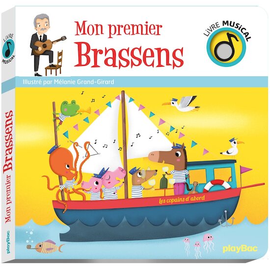 Livre musical Mon premier Brassens   de PlayBac