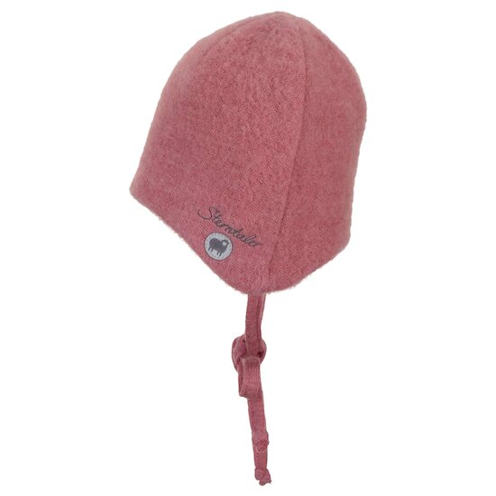 Bonnet en laine mérinos Rose  de Sterntaler