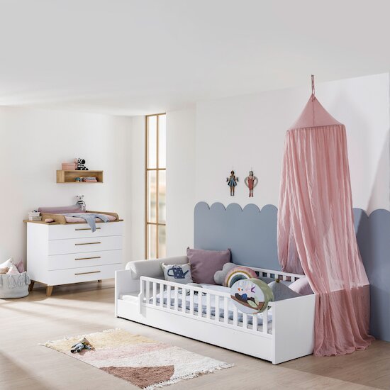 Lit junior transformable Little Flo Blanc  de Paidi Lit junior transformable Little Flo Blanc  de Paidi