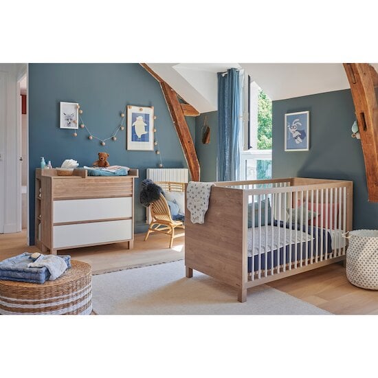 Achille Lit bébé Chêne 70 x 140 cm de Galipette Achille Lit bébé Chêne 70 x 140 cm de Galipette