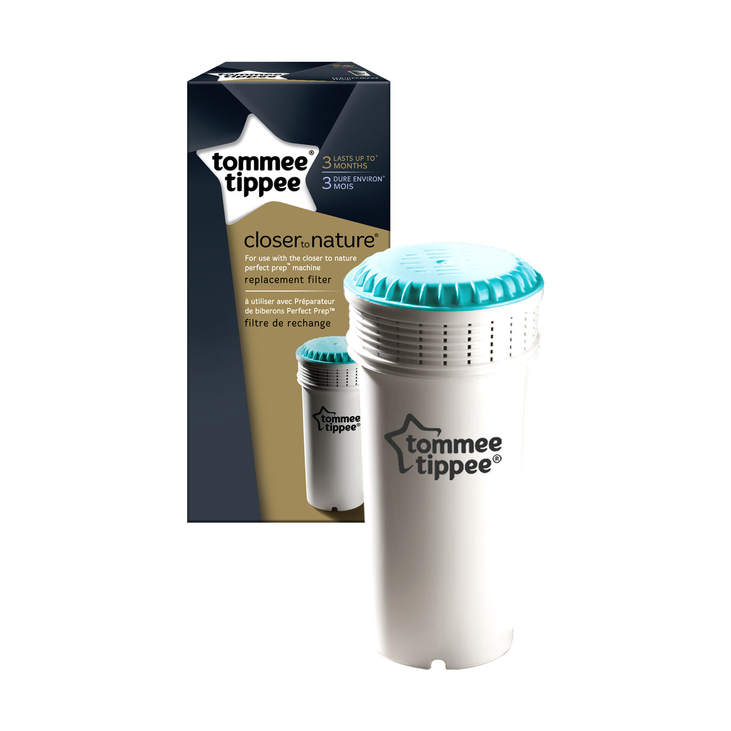 Tommee Tippee ® Perfect Prep ® Compatible Remplacement Filtre à Eau Filtre 2 Pack 