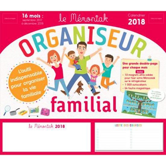 L'organiseur familial Mémoniak 2017-2018   de Hachette Pratique