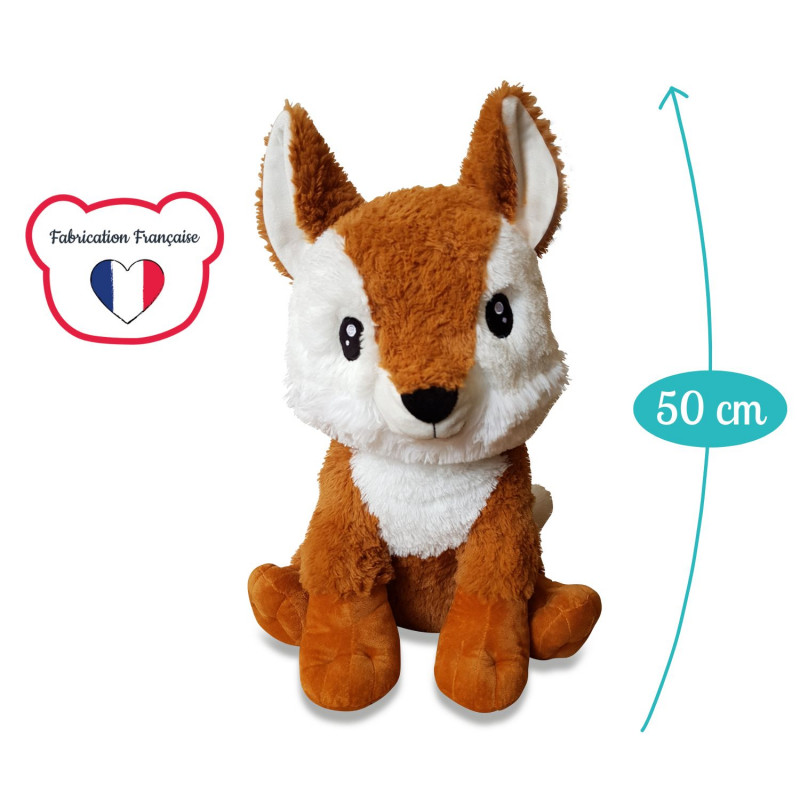 Peluche renard geante outlet