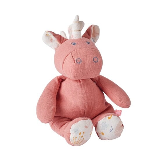 Lina & Joy Peluche small Mousseline Lina  Rose  de Noukies