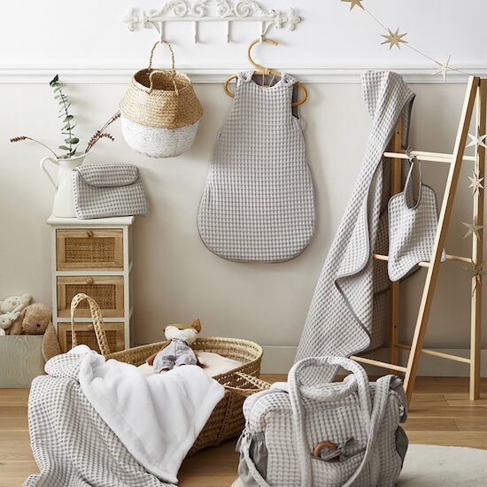 Gigoteuse Coton Gaufre Nuage 6-18 mois de BB&Co