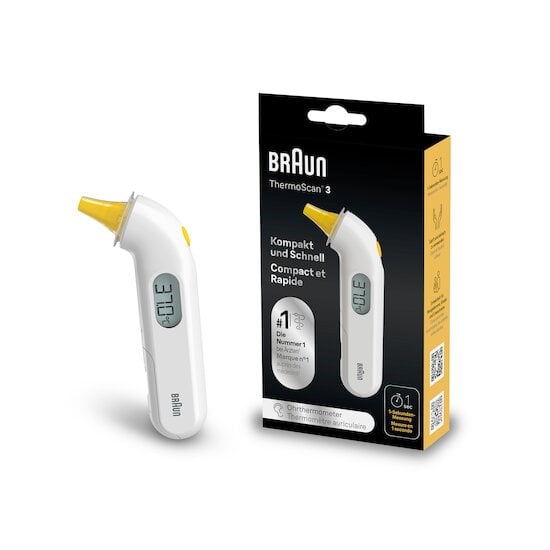 ThermoScan® 3 Thermomètre auriculaire - IRT3030   de Braun
