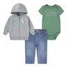 Ensemble body + sweat à capuche + jean