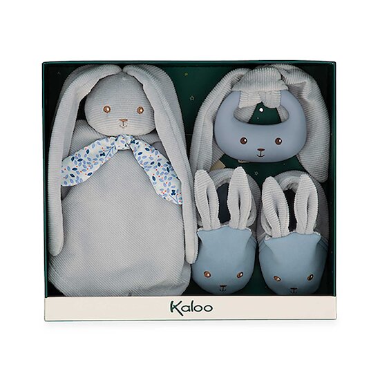 Mon premier coffret naissance Lapinoo Bleu  de Kaloo Mon premier coffret naissance Lapinoo Bleu  de Kaloo