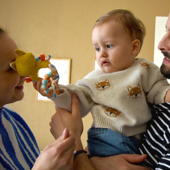 Cyranos le renard Anneau de dentition en silicone   de Les Déglingos