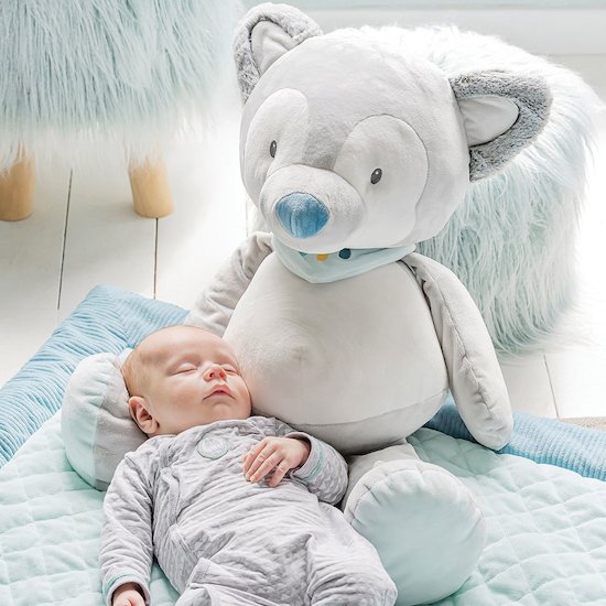 Tim & Tiloo Mega Peluche  Tiloo le Loup  de Nattou