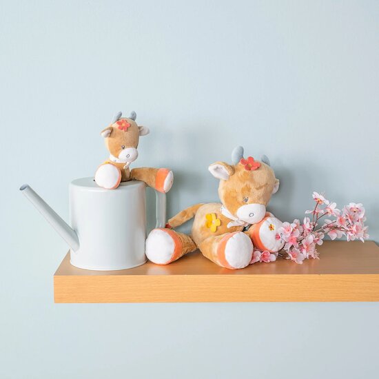 Mila, Zoé & Lana Peluche Mila la Vache  de Nattou