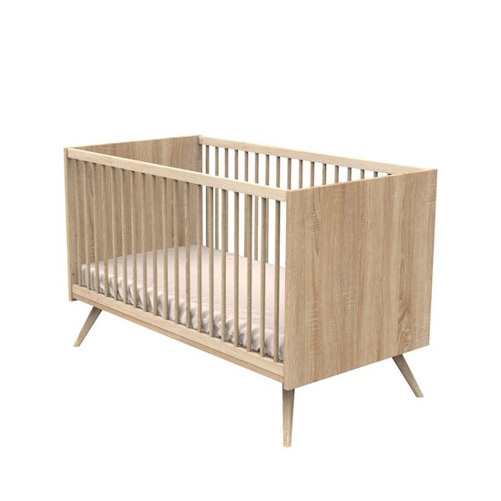 Seventies Little Big Bed Chêne doré 70 x 140 cm de Sauthon Baby's Sweet Home