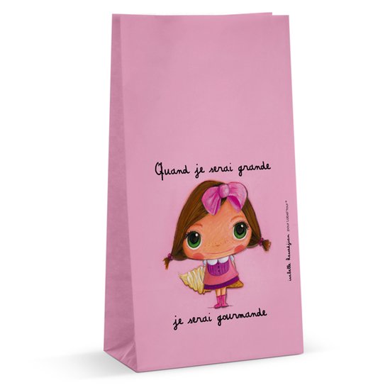 6 sachets pour bonbon Gourmande  de Label Tour