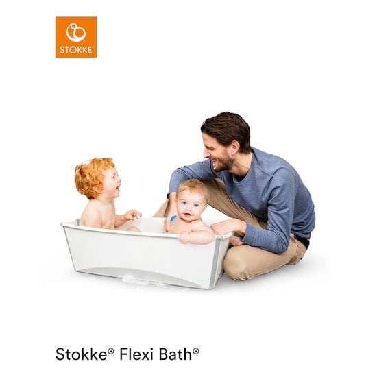 Baignoire Flexi bath X-Large Blanche  de Stokke® Baignoire Flexi bath X-Large Blanche  de Stokke®