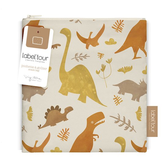 Pochette à goûter Dinosaure  de Label Tour