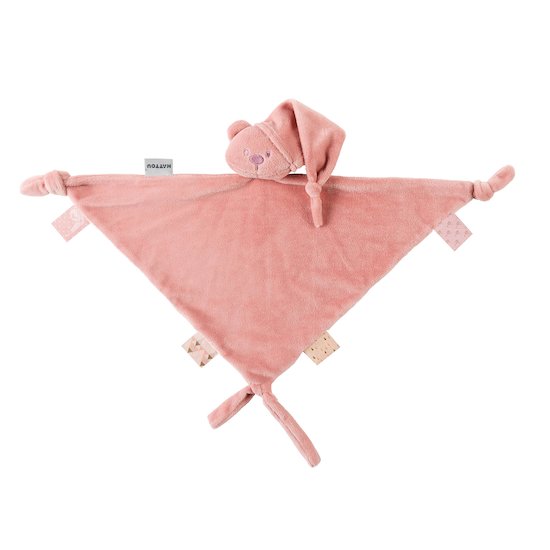 Lapidou maxi doudou vieux rose  de Nattou
