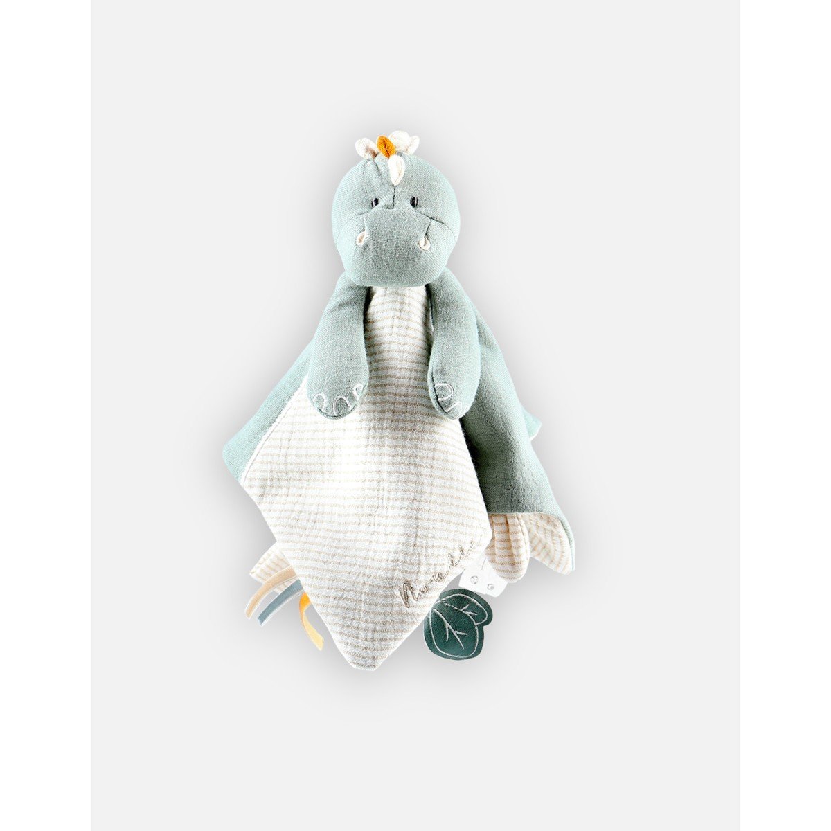 Doudou BOH'AIME Lion avec pétales motif fleuri - Doudou et compagnie