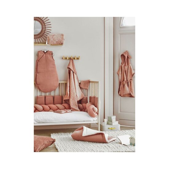 Gigoteuse forme kimono en gaze de coton Marsala 0-6 mois de BB&Co