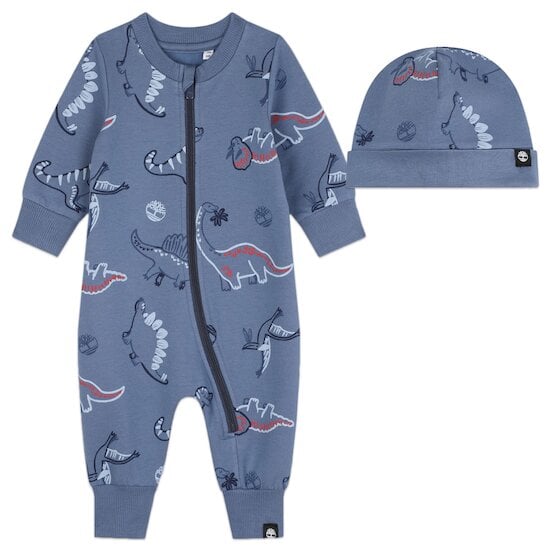 Ensemble pyjama + bonnet bleu 6 mois de Timberland