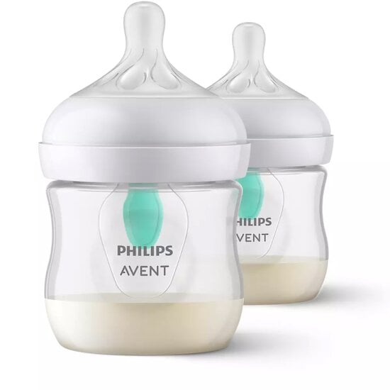 Lot de 2 Biberons Natural 3.0 Air Free 125 ml de Philips AVENT, Biberons PP  (polypropylène) : Aubert