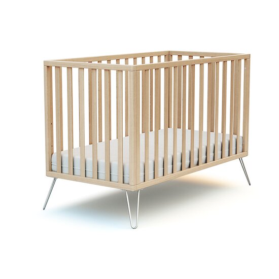 Only Lit en bois et acier  60 x 120 cm de Jurababy