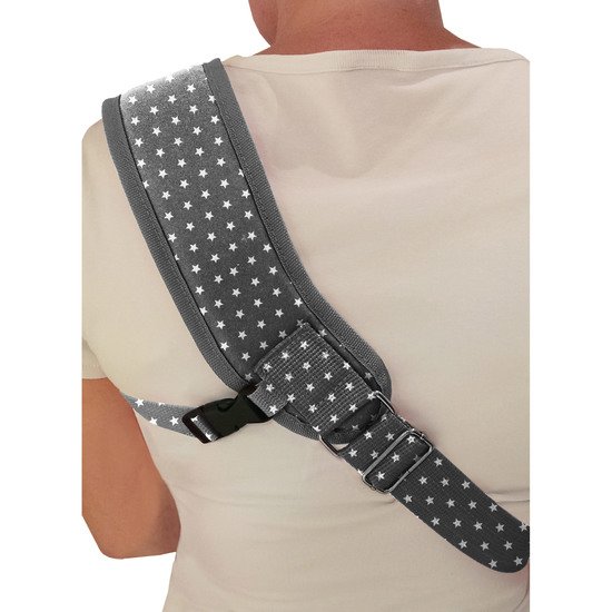 Dooky® Carrier Gris / Etoiles Blanches  de Dooky