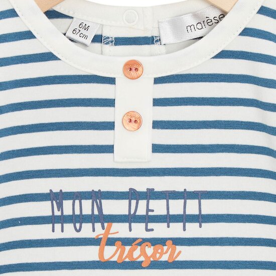  Dino d'Automne T-Shirt Manches Longues Marinière  de Marèse