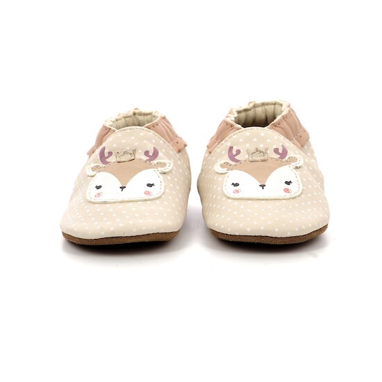 Chaussons Fancy Snow Beige clair  de Robeez