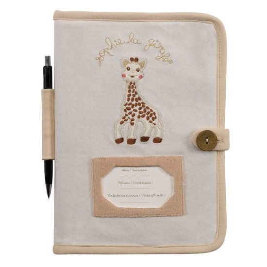 Protège carnet de santé So'Pure Sophie La Girafe Beige  de Sophie La Girafe®