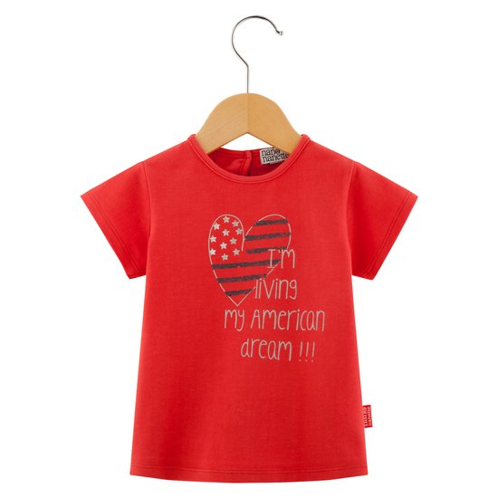 T-shirt collection Holidays in the City Fille Rouge 24 mois de Nano & nanette