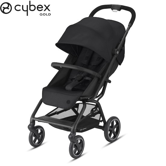 Poussette Eezy S+ 2  Châssis Black - Deep Black  de CYBEX